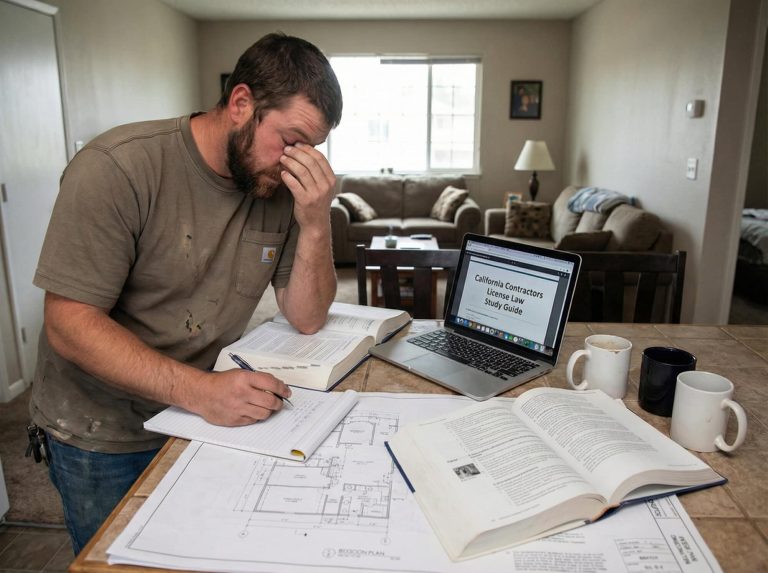 Why California Contractors Fail the CSLB Exam